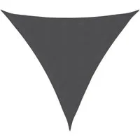 vidaXL Sonnensegel Oxford-Gewebe Dreieckig 4x4x4 m Anthrazit - Sonnenschutz für Garten und Terrasse: Wasserfest und UV-beständig, aus hochwertigem Oxford-Gewebe mit Edelstahl-Befestigungen für einfache Montage.