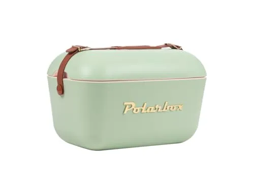 Kühlbox Kreher Polar 20L - Retro Vintage Design - Kühltaschen & -boxen im modernen Retro-Design, ideal für Picknick und Reisen. Hohe Kühlleistung mit stilvollem Schulterriemen und abwaschbarem Kunststoff für lange Frische!