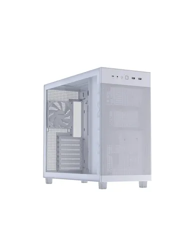 ASUS Prime AP303 Tempered Glass ATX Midi-Tower Gaming Gehäuse Weiß