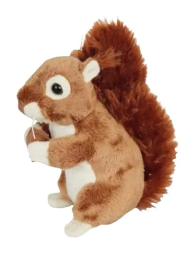 Teddys Rothenburg Kuscheltier Eichhörnchen braun 16 cm Plüscheichhörnchen Plüschtier