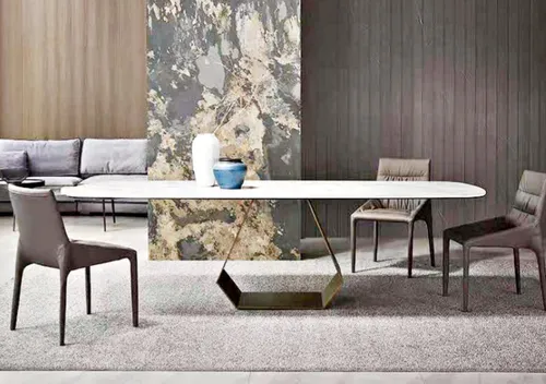 Moderner Esstisch für bis zu 8 Personen in weiß von JV Möbel