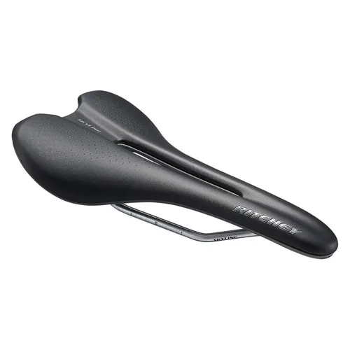 Ritchey Comp Skyline Sattel, Black, 277mm x 147mm - Ergonomischer Fahrradsattel mit wasserdichtem Design und patentierter Vector Wing Technologie für gleichmäßige Druckverteilung und maximalen Komfort auf allen Strecken.