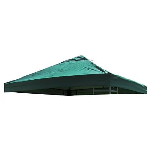Mojawo Universal Ersatz Dach für Pavillon 3x3 m - Wasserdicht & Robust - Pavillon Ersatzdach 3x3m aus 220g Polyester, wasserdicht mit Luftabzug. Einfache Montage dank Klettverschlüssen, ideal für wetterfeste Outdoor-Aktivitäten.