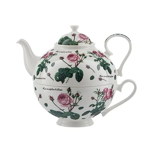 Jameson & Tailor Tea for One Brillantporzellan - Teekanne für eine Person aus strahlend weißem Brillantporzellan, ideal für entspannende Teepausen. Ergonomischer Griff für sicheren Halt und vielseitig einsetzbar für verschiedene Teesorten.