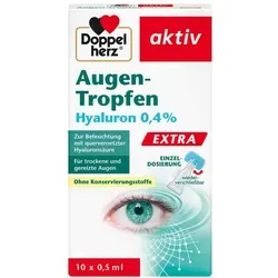 Doppelherz Augen-tropfen Hyaluron 0,4% Extra