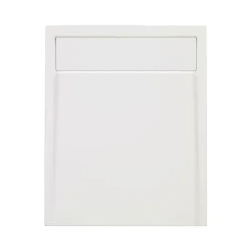 Schulte Duschwanne Brava mit Ablaufrinne & Acrylplatte, 120x80 cm Pflegeleicht und alterungsbeständig, Größe wählbar