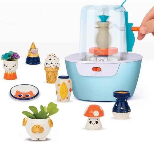 Make it Real Töpferstudio (MR1465) - Kreatives Bastelset für Kinder, fördert die Kreativität und Geschicklichkeit beim Töpfern