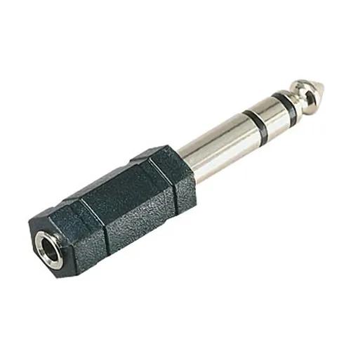 K18 6,35mm Klinke Stecker auf 3,5mm Klinke Buchse Aux Adapter Stereo Kopfhörer