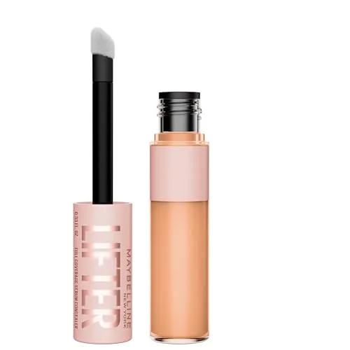 Produktbild Maybelline New York Lifter Concealer, Serum-Abdeckstift gegen Augenringe mit 2% Peptiden & Koffein, hohe Deckkraft, spendet bis zu 24H Feuchtigkeit, Nr. 50, 10 ml