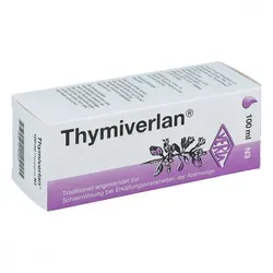 Thymiverlan 100 ML - Traditionelles pflanzliches Arzneimittel zur Schleimlösung bei Erkältungskrankheiten der Atemwege. Ideal für die Linderung von produktivem Husten.