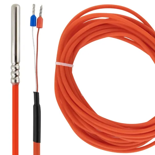 PT1000 Temperaturfühler Temperatursensor Solarfühler Fühler bis 250°C Länge 1m