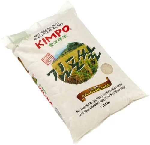 Kimpo Calrose Reis / Sushi Reis, 1er Pack (1 x 9.1 kg Packung)