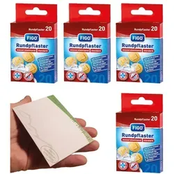 Varivendo Notizblock + FIGO Rundpflaster 80 Stk