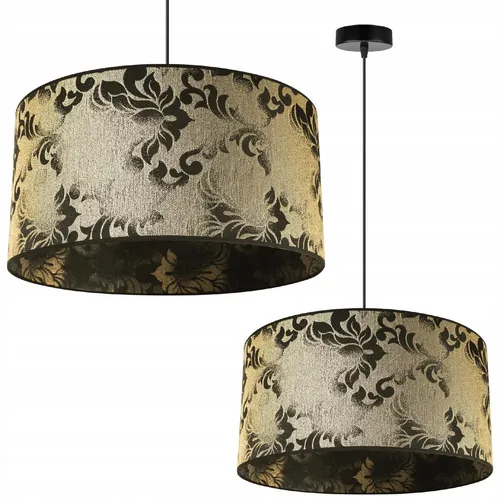 Elegante Hängelampe mit Goldmuster in gelb von OEM