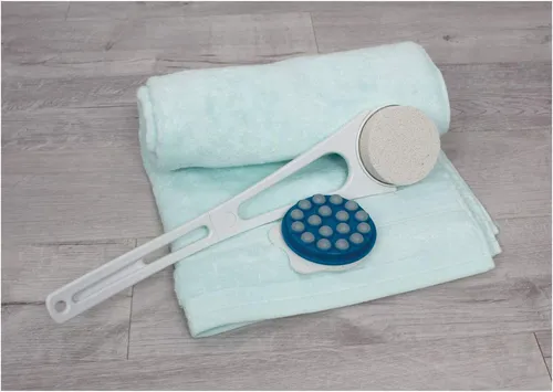 Fuß- und Rückencremer Pflege-Set - Praktisches Pflege-Set für Füße und Rücken, leicht und wiederverwendbar, aus robustem ABS-Kunststoff für eine effektive Hautpflege.