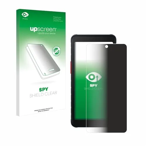 upscreen Anti-Spy Blickschutzfolie für Samsung Galaxy XCover 5 Enterprise Edition Made in Germany, Privacy Displayschutz-Folie [Blaulichtfilter]
