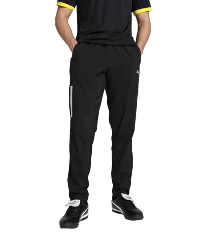 Puma Trainingshose teamLIGA Sideline (Slim Fit) schwarz Herren XXL - Badmintonbekleidung Herren, ideal für das Training mit dryCELL-Technologie für trockenen Komfort, elastischer Bund und praktische Reißverschlusstaschen.