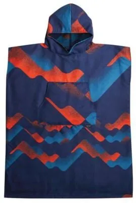 PackTowl Poncho - tragbare Umkleidekabine S/M riso wave - Handtuch und Umkleidekabine in einem, ideal für Outdoor-Aktivitäten. Diskrete Umkleidemöglichkeit mit schnelltrocknendem Material.