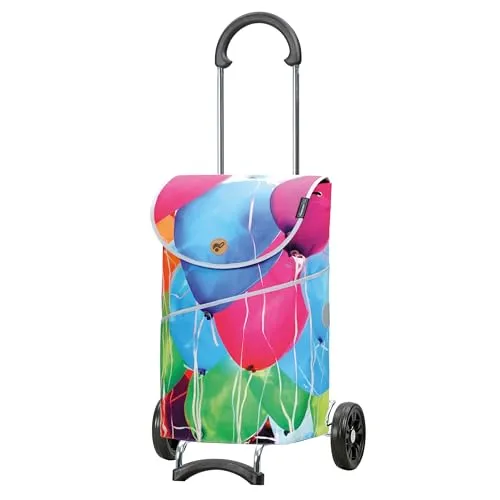 Andersen Einkaufstrolley Scala Shopper Mix Collection A20 - Klappbarer Einkaufstrolley mit 46 Litern Volumen und 40 kg Tragkraft. Aus robustem Stahl, ausgestattet mit leisen Flüsterrädern. Ideal für bequemes Einkaufen ohne Schleppen!