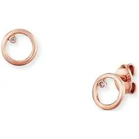 Caï Ohrstecker 273220691 aus 925er Silber - Elegante Ohrringe aus 925er Silber in Roségold-Optik, perfekt für jeden Anlass und verleihen jedem Outfit einen Hauch von Glamour.