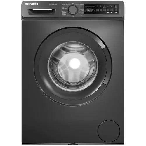 Telefunken Waschmaschine W-8-1400-A-DI - Frontlader Waschmaschine mit 8 kg Fassungsvermögen, 1400 U/min und leisen Inverter Motor. Ideal für effizientes und schonendes Waschen in Dark Inox.