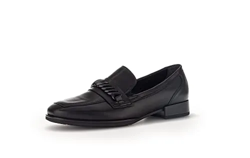 Gabor Damen Slipper, Frauen Slip On,Moderate Mehrweite (G),Slides,Schlupfschuhe,schluepfschuhe,Loafer,Slip-ons,schwarz (Uni),40 EU / 6.5 UK