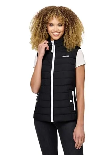 MARIKOO Damen Steppweste B995 – Leichte Übergangsjacke