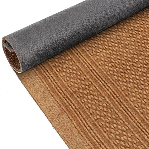 ANRO Schmutzfangmatte Flur Läufer Schmutzfangläufer Fußmatte Teppichläufer Flurteppich Türmatte Meterware Senf 260x80cm