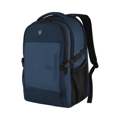 Victorinox Vx Sport EVO Daypack - Deep Lake/Blue - Daypack aus robustem Polyester mit separatem Laptop- und Tabletfach, atmungsaktivem Rückenpolster und aufsteckbarer Schlaufe für Koffer, ideal für komfortables Reisen.