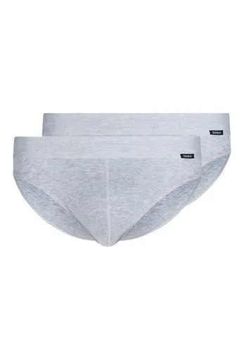 Skiny Slip 2er Pack Basic (Spar-Set, 2-St) Slip / Unterhose - Baumwolle - ohne Eingriff - Atmungsaktiv