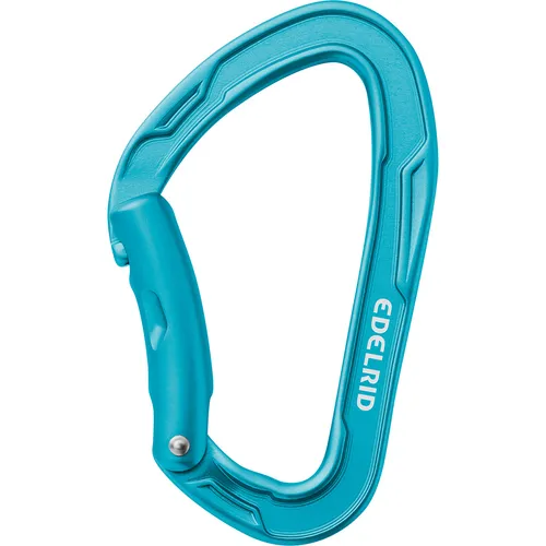 Edelrid Mission Bent Karabiner (Größe One Size, tuerkis)