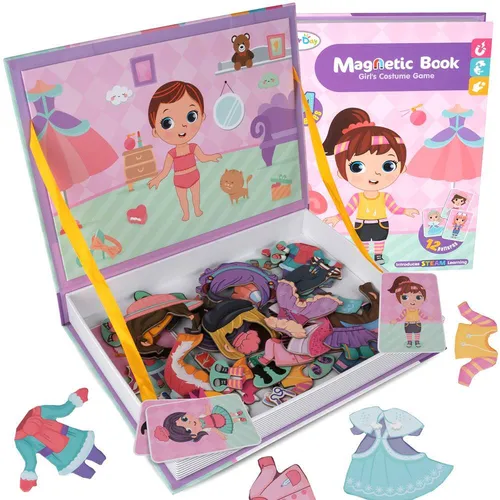 MalPlay Magnetische Verkleidungsspiel Puzzel-Ratsel Lernspielzeug 