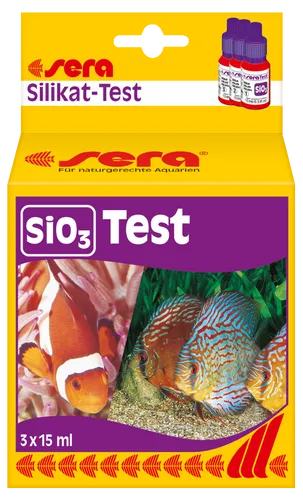 Sera SiO3 Test - Silikat-Test 3x 15ml - Wassertest Aquarium