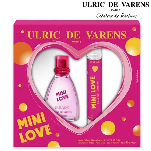 Woman Parfüm Ulric de varens Set Mini Love Eau De Parfum + Vapo Original 20ml