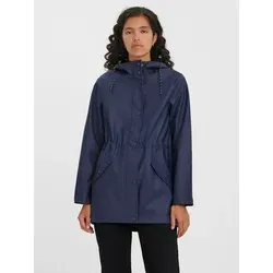 Vero Moda Funktionsjacke blau XS - Funktionsjacke aus 100% Polyester, ideal für aktive Outdoor-Aktivitäten, bietet Komfort und Bewegungsfreiheit in einer modischen marine Farbe.