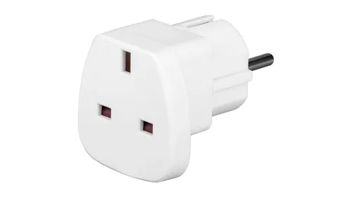 Adapter wtyku zasilania Uk Biały 94270 GOOBAY 4040849942709