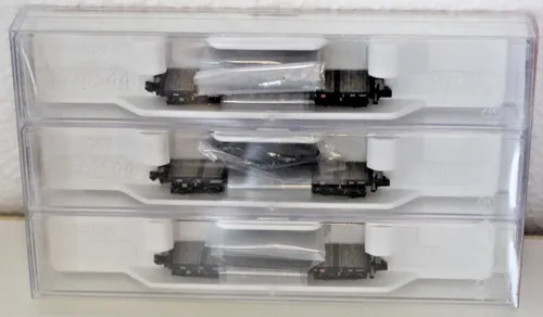 Spur N Fleischmann 826710 3-tlg. Set: Flachwagen