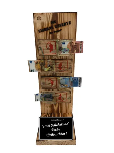 Eiserne Reserve® Geschenkbox Mausefalle Geldgeschenk von Eiserne Reserve