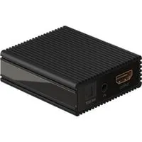 HDMI-Audio-Extractor 4K @ 60 Hz - HDMI Splitter in Schwarz - HiFi-Kabel - Hochwertiger HDMI-Audio-Extractor, unterstützt 4K @ 60 Hz für gestochen scharfe Bildqualität und optimales Audioerlebnis.