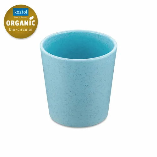 Koziol Becher Connect Cup S, Tasse, Kunststoff, Organic Frostie Blue, 190 ml