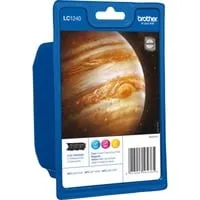 BROTHER Tintenpatrone LC1240 Rainbow-Pack - Original Multipack in Cyan, Magenta und Gelb für brillante Druckergebnisse, kompatibel mit MFC-J6510DW, MFC-J6710DW und MFC-J6910DW