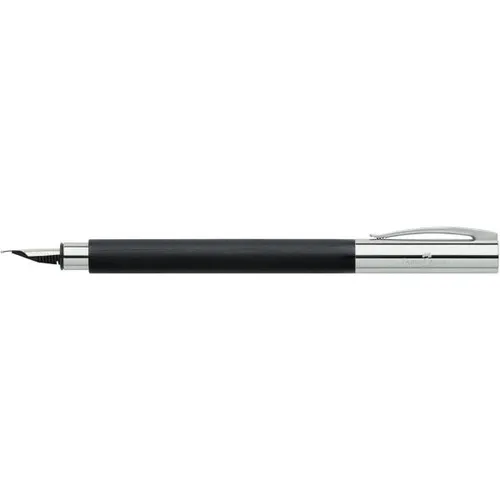 Faber-Castell Fountain Pen Ambition Pr. Resin Black in schwarz von Faber-Castell