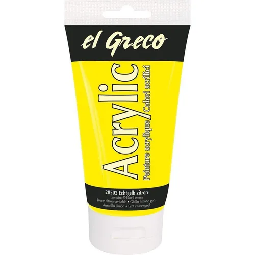 KREUL el Greco Acrylic Echtgelb zitron 150 ml Tube