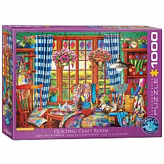 eurographics Puzzle - Quilt Bastelzimmer - 1000 Teile 301018