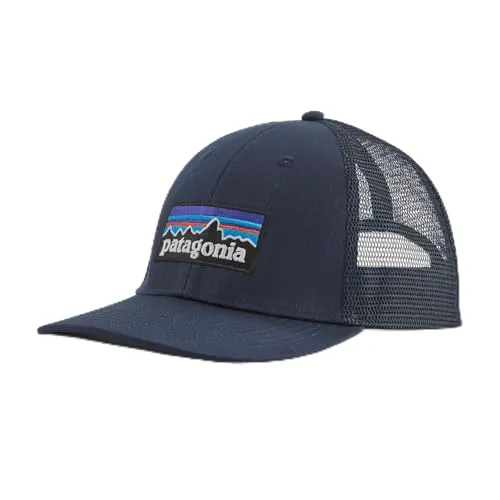 Patagonia P-6 Logo LoPro Trucker Hat - Nachhaltige Kopfbedeckung in neuem Navy - Kopfbedeckung mit coolem Design und nachhaltigen Materialien, ideal für umweltbewusste Fashion-Liebhaber.