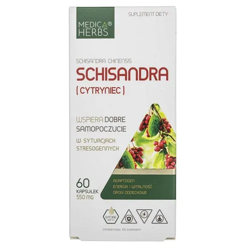 Medica Herbs Schisandra 550 mg - 60 Kapsel