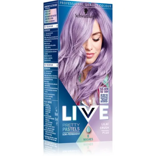 Schwarzkopf Live Ultra Brights Haarfarbe L120 Lilac Crush 95ml