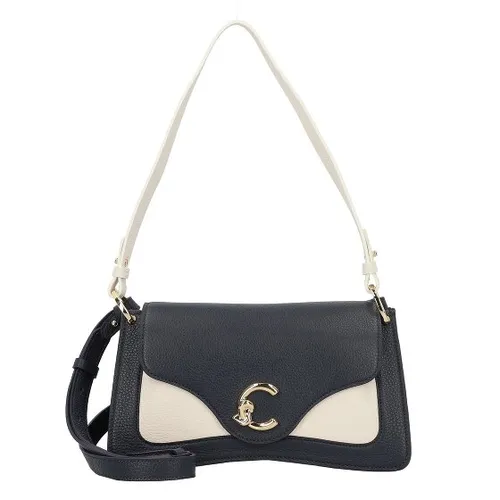 Coccinelle C-Me Schultertasche Leder 27 cm blau - Handtaschen mit elegantem Design, gefertigt aus hochwertigem Leder und ausgestattet mit praktischen inneren Fächern und einem sicheren Magnetverschluss für Komfort und Stil.