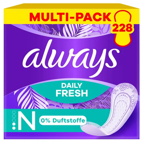 always Slipeinlage Daily Fresh Normal ohne Duft Gigapack 76 von Always