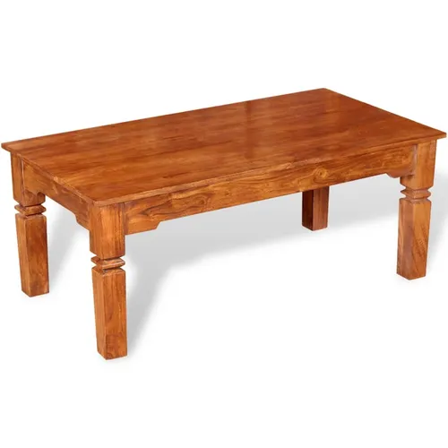 Maison Exclusive Couchtisch aus Massivholz 110x60x45 cm